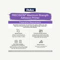 Dulux Precision 4L White Maximum Strength Adhesion Primer Indoor Outdoor