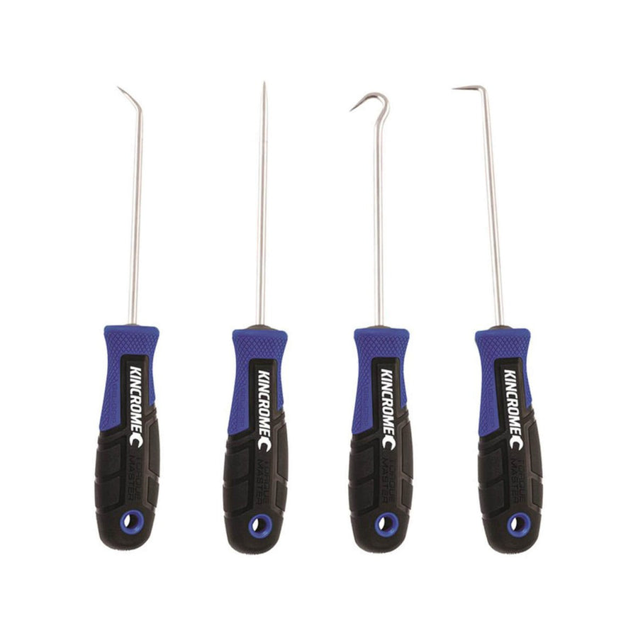 Kincrome Mini Hook Pick Set 4 Piece - Chrome Vanadium Steel - 215mm x 115mm - SuperSaverAU - view 1