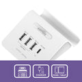 Antsig 20W Compact USB Charger - 4 Ports - Fast Charging - Device Holder - AP3034B - SuperSaverAU - view 2