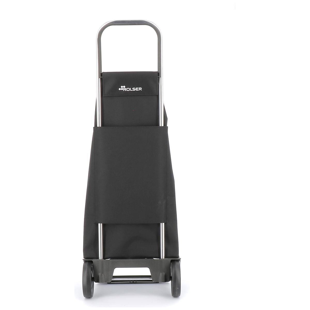 Rolser Jet LN Joy 2 wheel folding trolley - Black - Lightweight aluminium chassis - R-JET001-1023