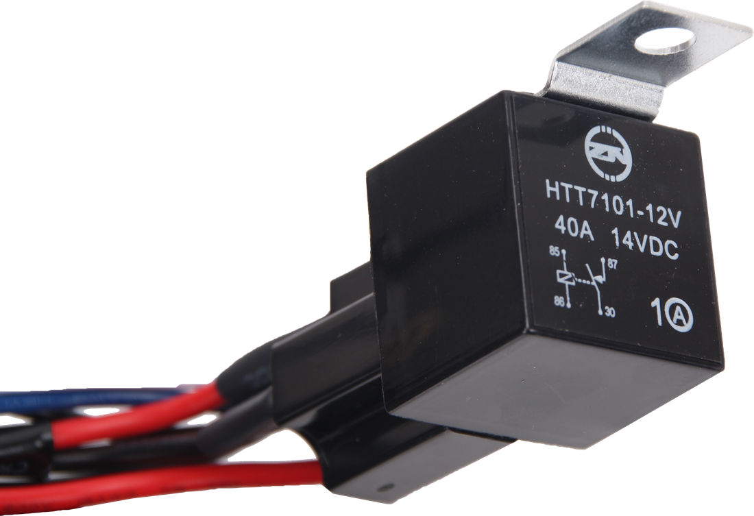 V94 Universal 2way LED Driving Light Wiring Loom Harness 12V 24V 40A Relay Kit