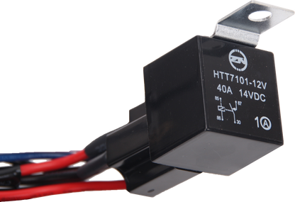 V94 Universal 2way LED Driving Light Wiring Loom Harness 12V 24V 40A Relay Kit