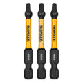 Dewalt Flextorq Screwdriver Bit 3 Pack - 57mm SQ3 - Impact Resistant - SuperSaverAU - view 1