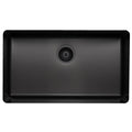 Titan Essentials 750mm Single Bowl Sink and Pull Out Gooseneck Mixer Tap Package - Matte Black - TSBSPK702