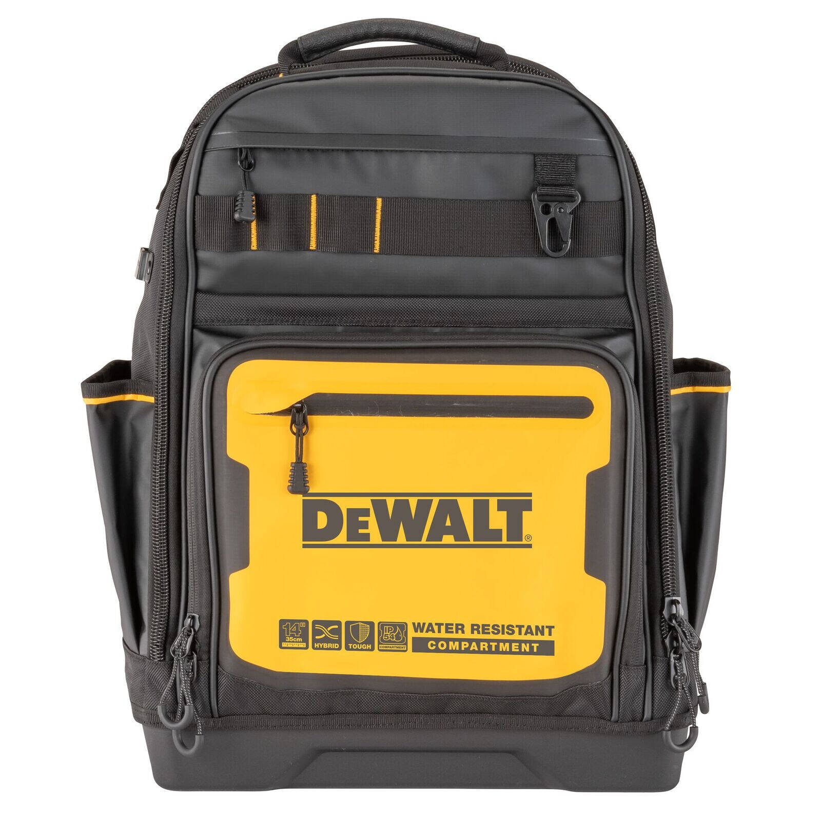 DeWALT Pro Tool Backpack, 43 Pockets, Water-Resistant, Tape Holder