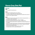 Davco Grey One Pot Premixed Tile Adhesive 4L Acrylic Based Indoor
