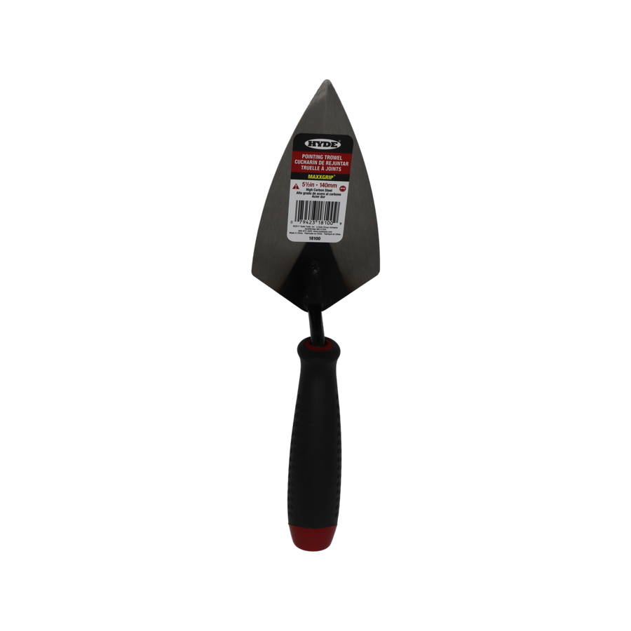 Hyde 140mm Pointing Trowel, Steel Philadelphia-Style for Brickwork
