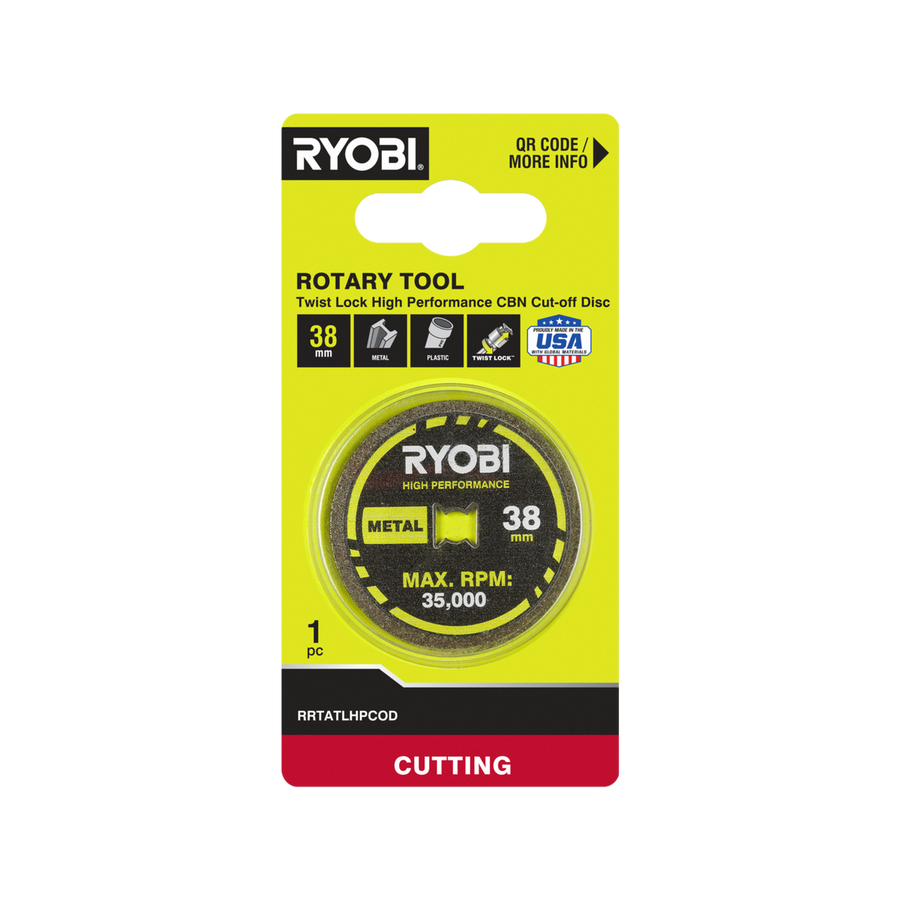 Ryobi CBN Cut-Off Disc - 38mm - High Performance - Durable - 35,000 RPM - SuperSaverAU - view 1
