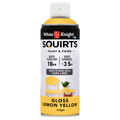 White Knight Squirts Lemon Yellow Gloss Spray Paint 310g Durable Finish - SuperSaverAU - view 1
