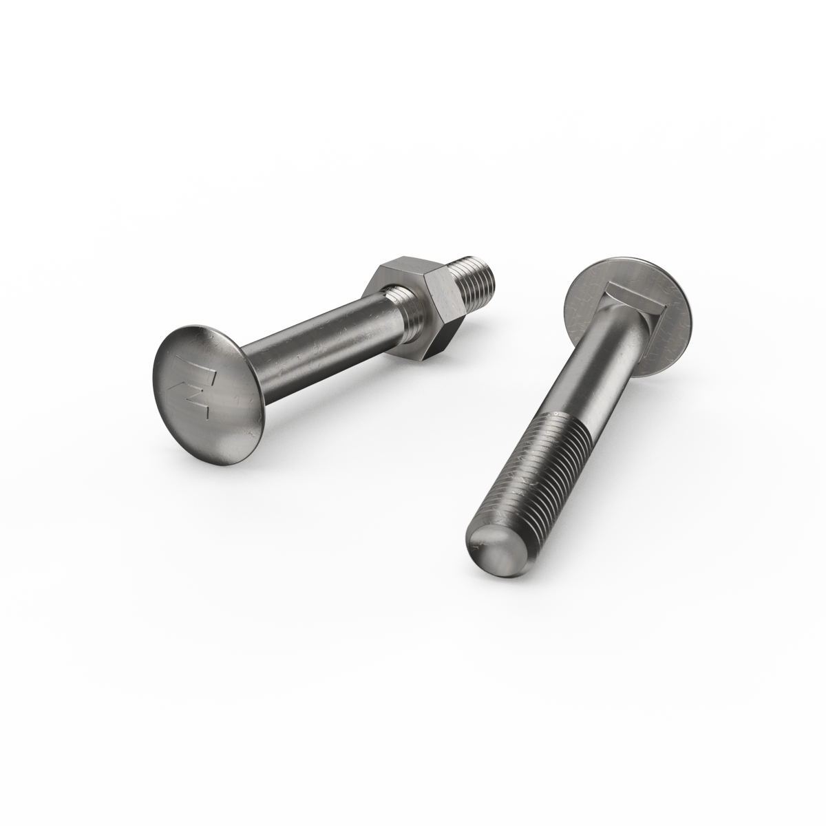 Zenith Stainless Steel 304 Grade M10 x 75mm Cup Head Bolts & Nuts - SuperSaverAU - view 2
