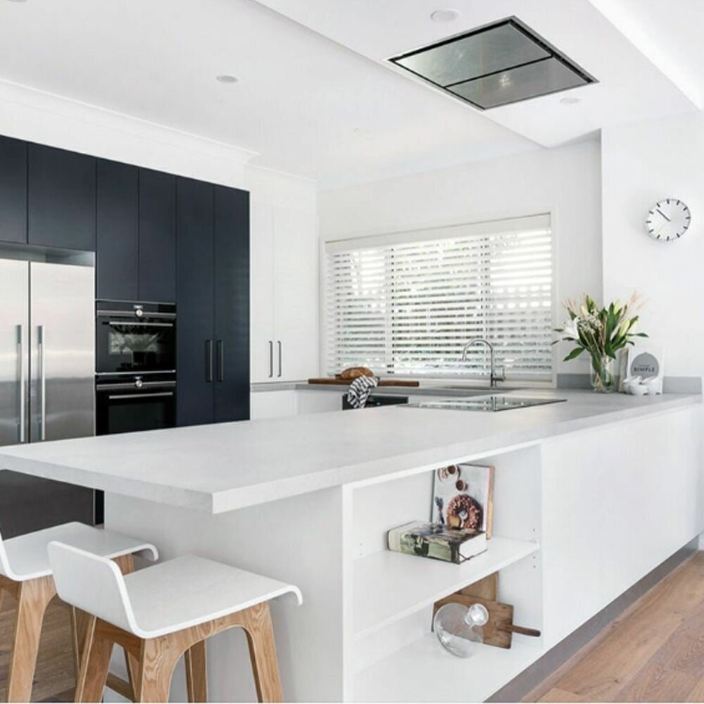 Schweigen 100cm Matte Black Ceiling Cassette Rangehood - ISO Drive SP Motor, 1600m³/h - SCC1000B-SPPAK