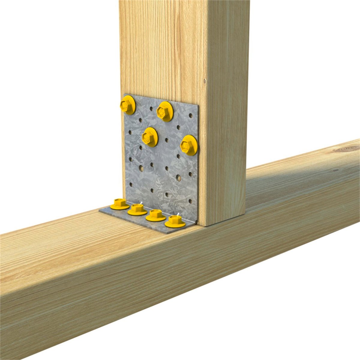Mitek Concealed Purlin Cleat - 80mm x 30mm - Hidden Bracket - Wind Uplift - SuperSaverAU - view 2