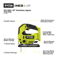 Ryobi Brushless Jigsaw - Tool Only - 18V - Quick Release Blade - SuperSaverAU - view 2