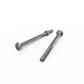 Zenith M12 x 200mm Hot Dip Galvanised Cup Head Bolt & Nut - 4.6 Grade Steel