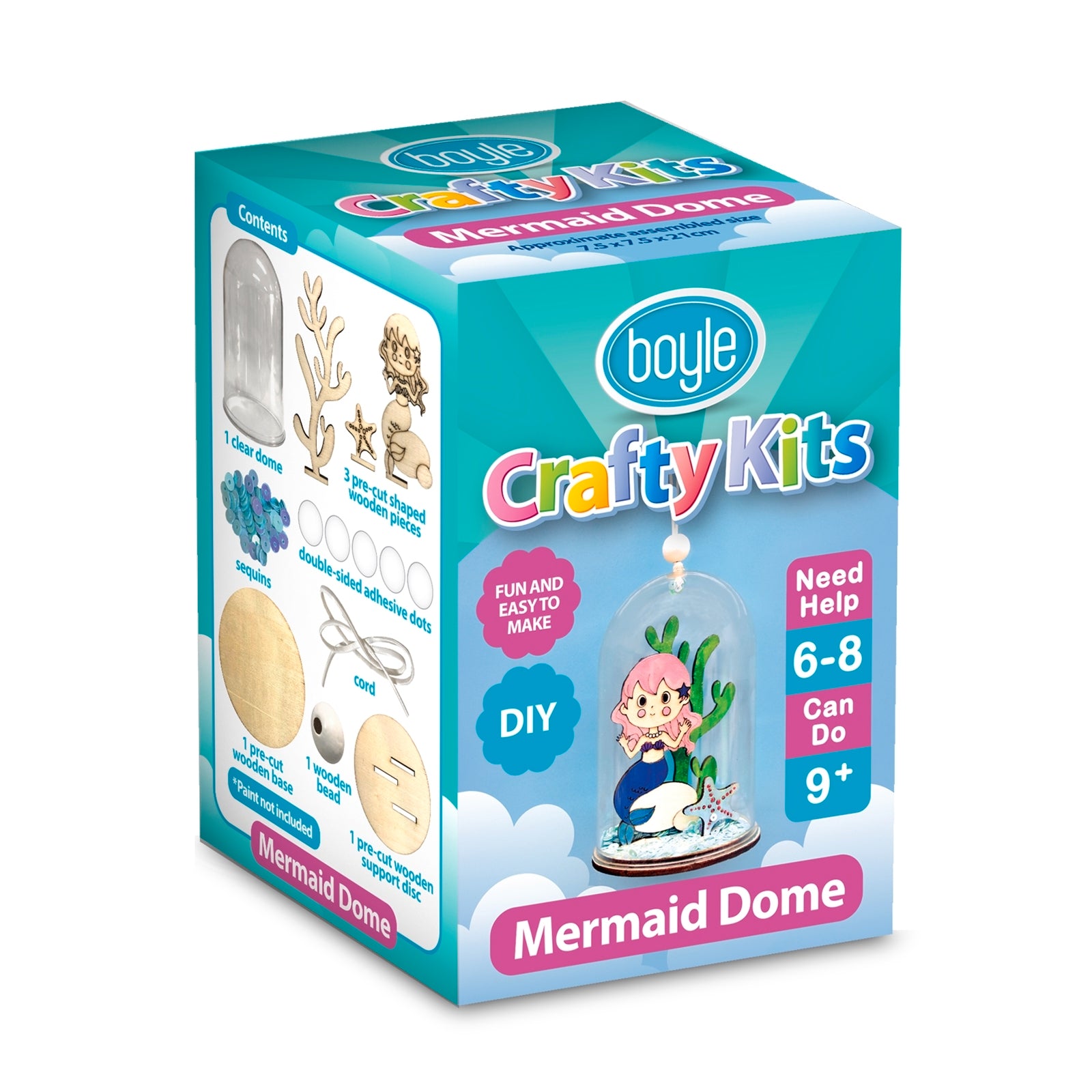 Boyle Wood DIY Mermaid Dome Crafty Kit
