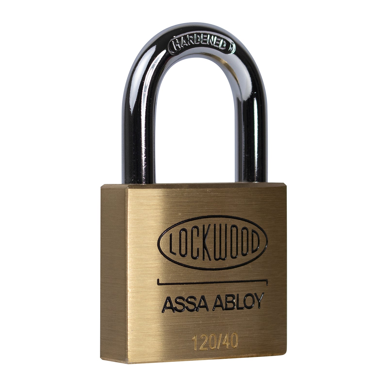 Lockwood 40mm Solid Brass General Purpose Padlock, 2 Pack, Double Locking