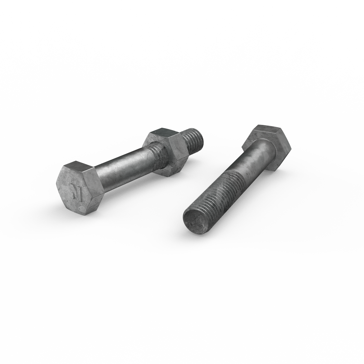 Zenith Hot Dip Galvanised Hex Head Bolts M10 x 60mm 25 Pack - SuperSaverAU - view 3