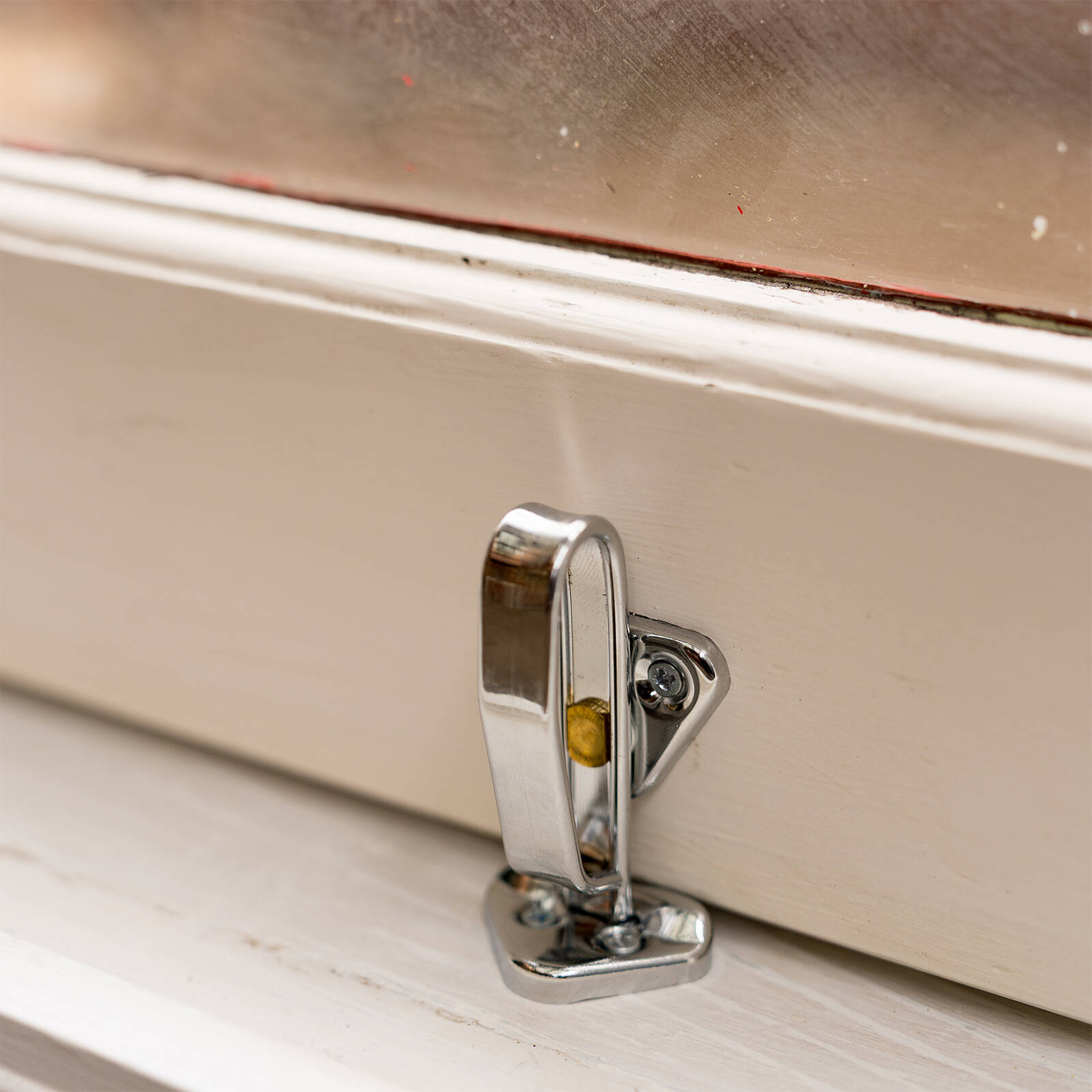 Taskmaster Chrome Plated Solid Brass Awning Window Catch