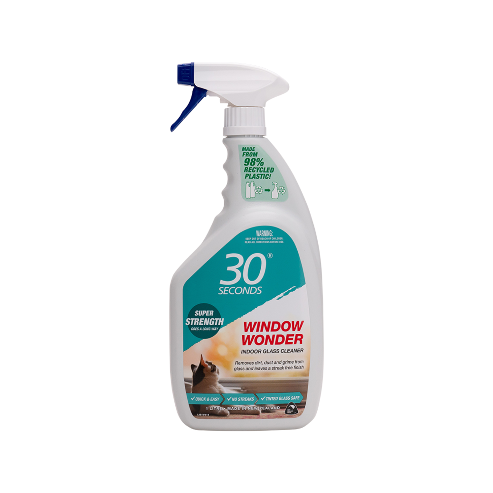 30 Seconds 1L Indoor Window Wonder Glass Cleaner - SuperSaverAU - view 1