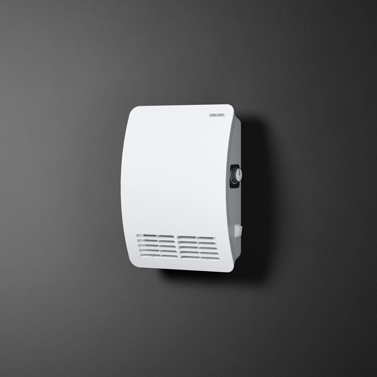 Stiebel Eltron CK 20 Plus 2kW Wall Mounted Fan Heater - White, Aluminium Front, Cross Flow Fan - 202084