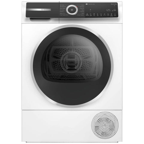 Bosch Series 8 8kg Heat Pump Dryer - 9 Star Energy Rating, Smart Dry, Quick 40 Program - WQH235B8AU