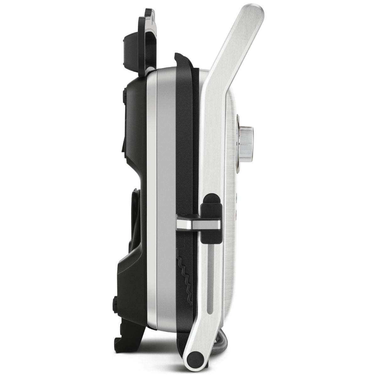 Breville AdjustaGrill & Sear Grill and Sandwich Maker - Flat & Ribbed Cooking, 2200W - LGR350BSS