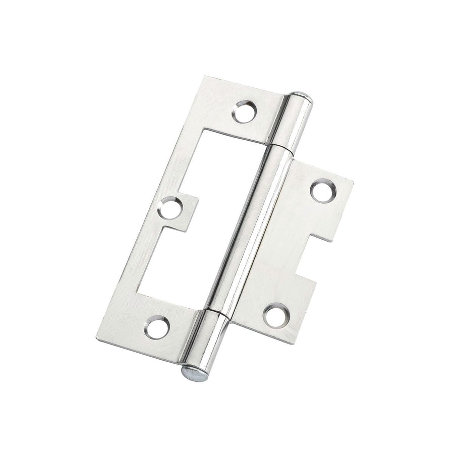Lane HBC3090 Polished Chrome Easy Fit Fixed Pin Hinge 90x54x1.6mm - SuperSaverAU - view 1