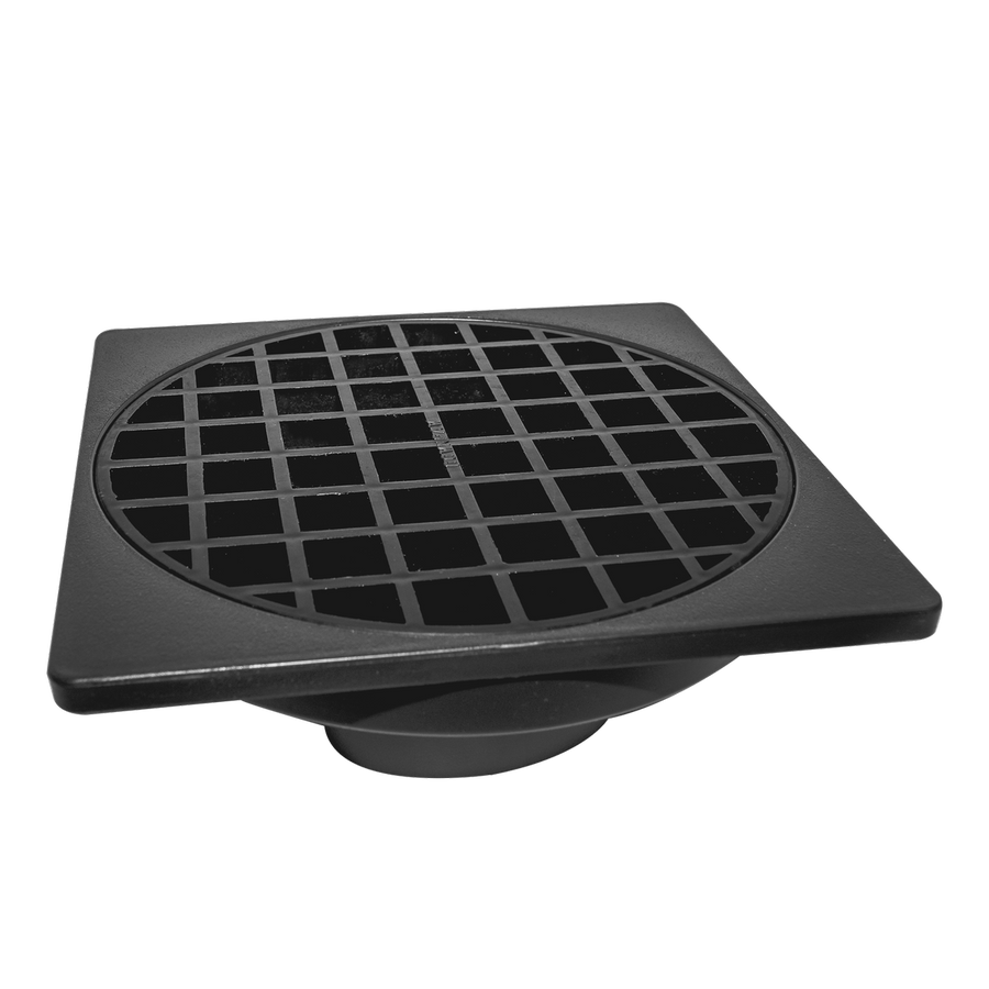 Holman D Square Grate 150mm x 150mm ABS Plastic Robust Drainage - SuperSaverAU - view 1