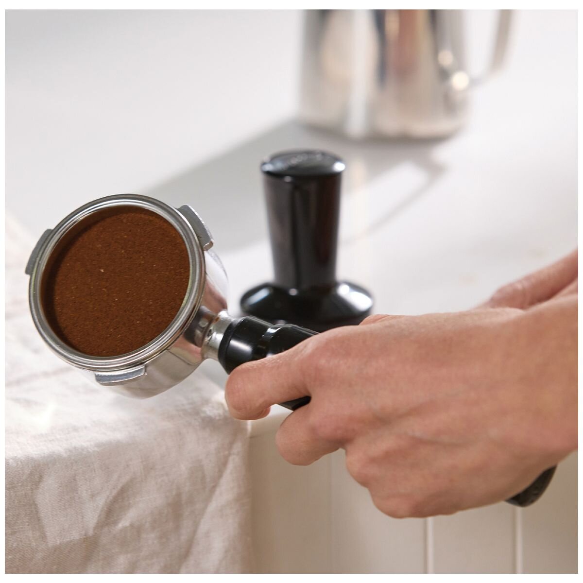 Sunbeam Origins Slimline espresso machine 1.1L - Black, 58mm group head, volumetric shots - EMM4500BK