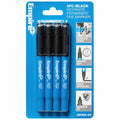Empire Black Fine Tip Worksite Marker - 4 Pack - Clog Resistant - Quick Dry - SuperSaverAU - view 1