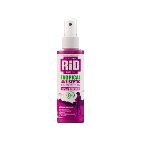RID Tropical Antiseptic Bite Protection Spray - 100ml - DEET - Mosquito Repellent - SuperSaverAU - view 1
