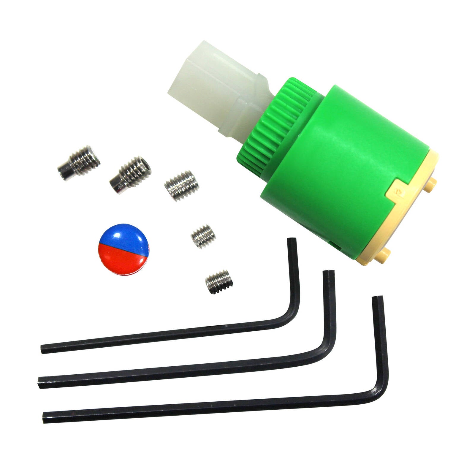 FIX-A-TAP 25mm Mixer Tap Repair Kit with Flat Cartridge & Grub Screws
