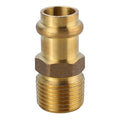 SmarteX-PRESS 15 x 15mm Male Coupling, Lead Free Brass