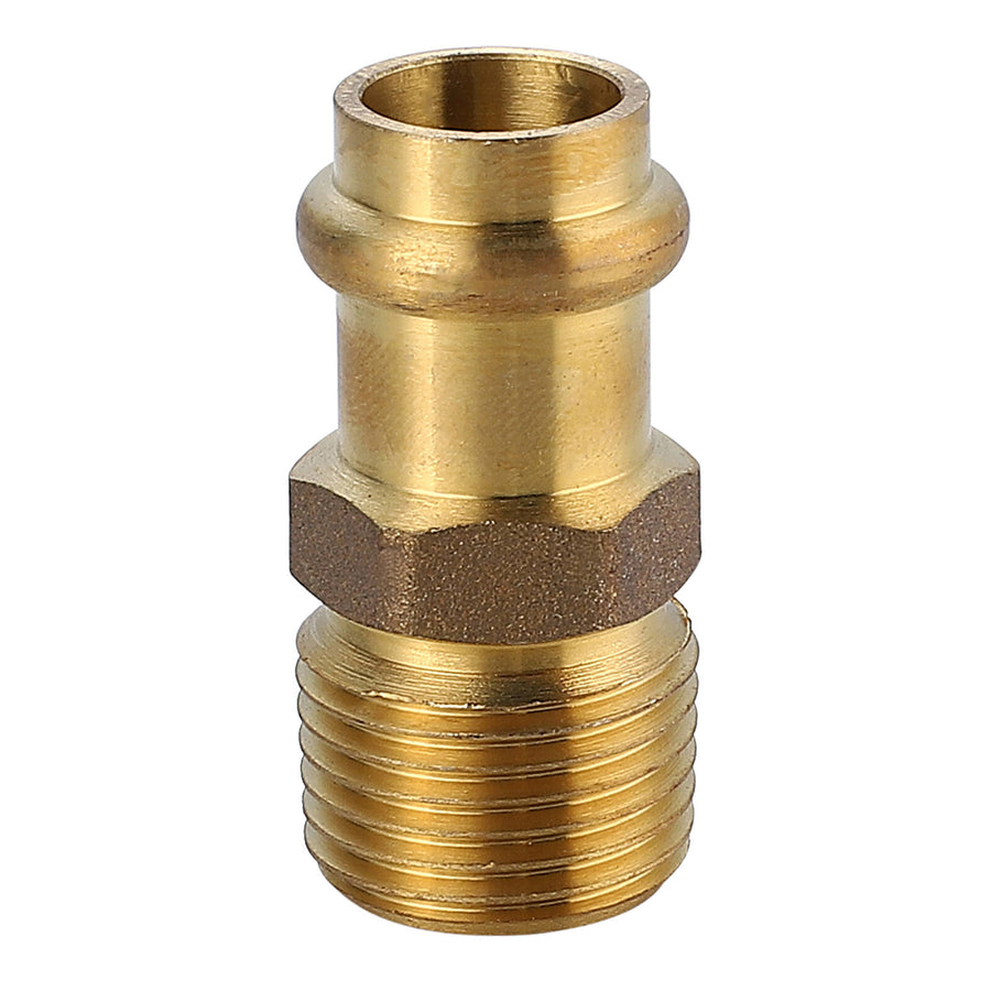 SmarteX-PRESS 15 x 15mm Male Coupling, Lead Free Brass
