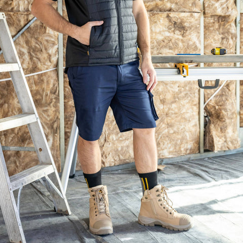 DeWALT Bennington PROStretch Shorts Navy Size 40 - Cotton/Spandex