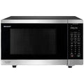 Sharp 32L 1200W Flatbed Inverter Microwave - Stainless Steel Fascia, Touch Controls - SM327FHS