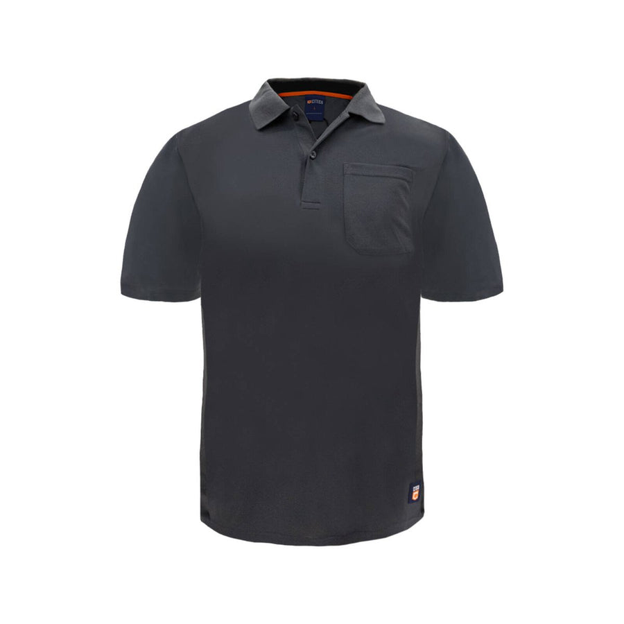Citeco Grey Dry Fit Short Sleeve Polo - XL - Lightweight - Breathable - SuperSaverAU - view 1