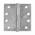 Pinnacle Fixed Pin Broad Butt Hinge - 100mm - Zinc Plated - 2 Pack - SuperSaverAU - view 1
