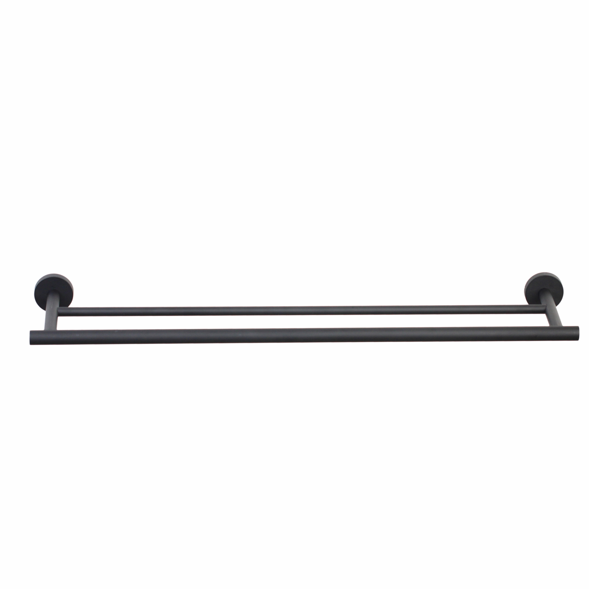 Barelli Toscana Double Towel Bar 90cm - Matte Black - Durable Design - SuperSaverAU - view 1