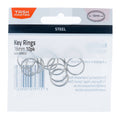 Taskmaster 16mm Key Ring - 10 Pack Weather Resistant Steel Durable - SuperSaverAU - view 1
