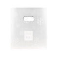 Daisy Cookie Gift Bags with Handle, Plastic, 20 x 30 cm, Pack of 100 - White