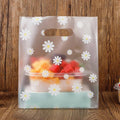 Daisy Cookie Gift Bags with Handle, Plastic, 20 x 30 cm, Pack of 100 - White - view 4