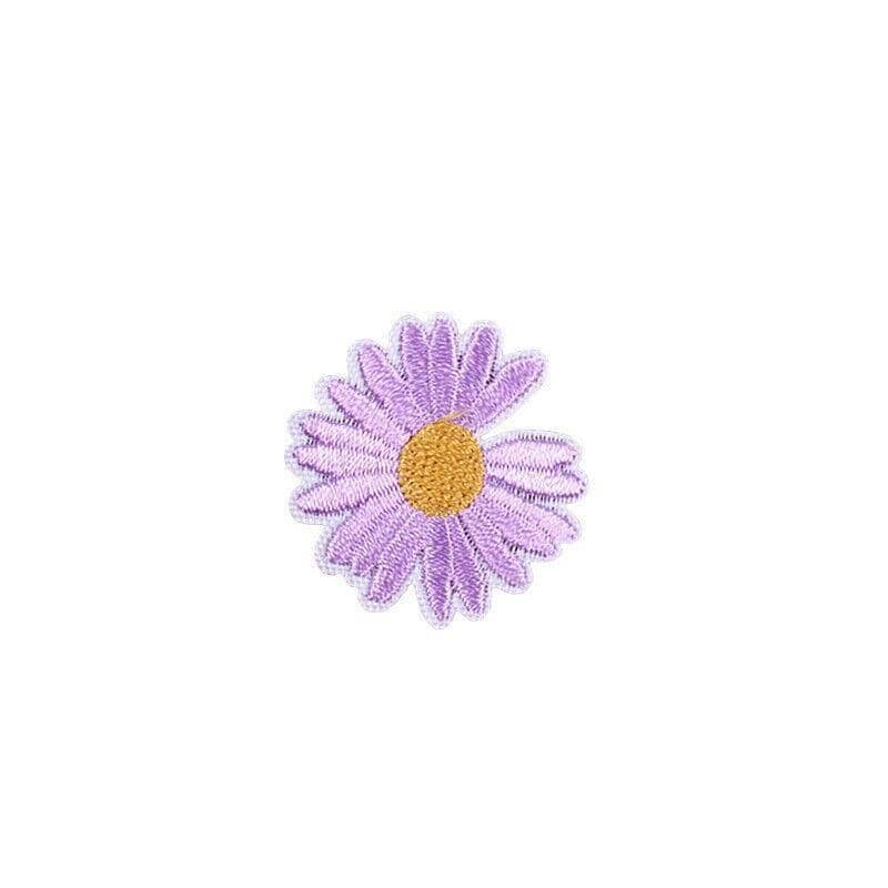 Daisy Iron on Embroidered Patches for Clothing Repair and DIY Crafts, Pack of 6 - view 4