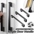 Dark Grey Modern Wardrobe Handle, Matte Finish - 128 mm Hole Spacing - view 2