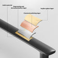 Dark Grey Modern Wardrobe Handle, Matte Finish - 128 mm Hole Spacing - view 5