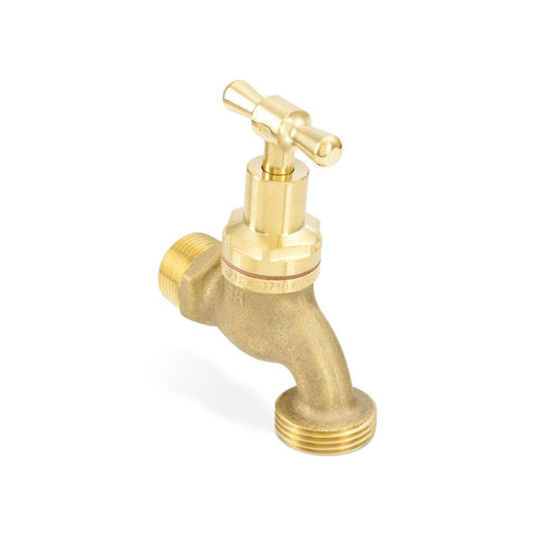 Brasshards 1/4 Turn T Head Mi Hose Tap 20mm Lead-Free Brass - Durable & Leak-Proof - SuperSaverAU - view 1