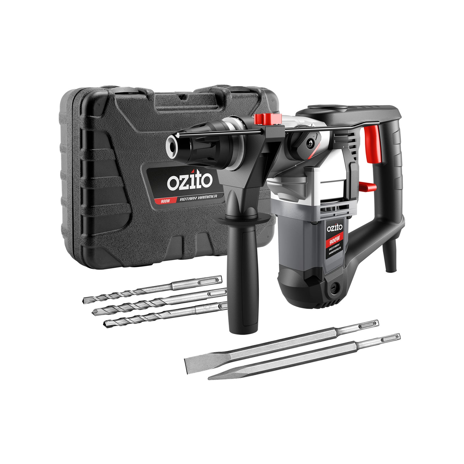Ozito 900W 3.5J Corded Rotary Hammer Drill Kit RHD-9035