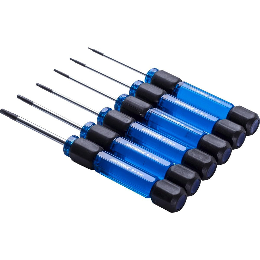 Kincrome 6 Piece Precision Hex Screwdriver Set - 0.9mm to 3.0mm - Durable Acetate - SuperSaverAU - view 1