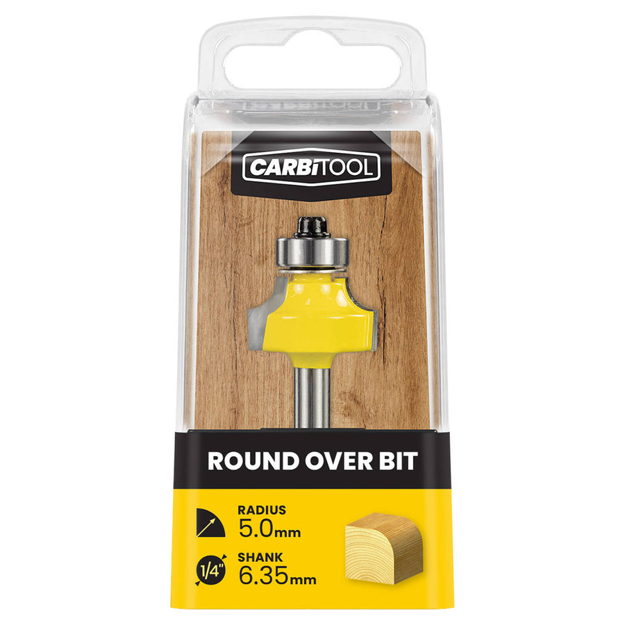 Carbitool 5.0mm Radius Round Over Router Bit