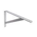 Carinya 250 x 200mm White Heavy Duty Straight Stayed Bracket 175kg